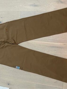 Martine Rose Brown Work Pants - Durable Men's Straight Leg